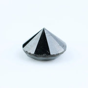 2.31 Ct natural black diamond round cut loose gemstone, deep black color faceted diamond for engagement ring, custom jewelry making, bold statement diamond, high quality loose black diamond stone for luxury design
