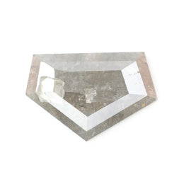2.79 Ct Pentagon Cut Grey Natural Diamond Unique Shape Elegant Loose Diamond for Jewelry