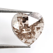 brown color elegant lab grown diamond necklace men's