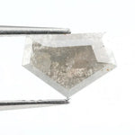 2.79 Ct Pentagon Cut Grey Natural Diamond Unique Shape Elegant Loose Diamond for Jewelry