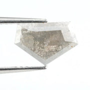 2.79 Ct Pentagon Cut Grey Natural Diamond Unique Shape Elegant Loose Diamond for Jewelry