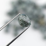 Real raw diamond stone with raw rough diamond and unpolished natural diamond