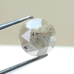 fancy 1.13ct round brilliant cut diamond grey-brown colored diamond loose stone for fine jewelry 