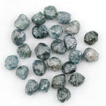 Raw uncut diamonds and blue rough raw uncut diamonds natural diamond stones