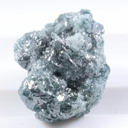 large raw diamond crystal with natural raw diamond in rock texture blue rough diamond 