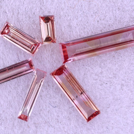 0.18 Carat Lab Grown Diamond Intense Pink Baguette Lab Diamond