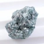 large raw diamond crystal with natural raw diamond in rock texture blue rough diamond 
