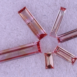 0.18 Carat Lab Grown Diamond Intense Pink Baguette Lab Diamond