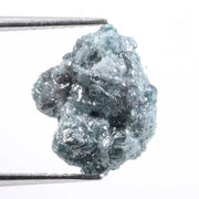 large raw diamond crystal with natural raw diamond in rock texture blue rough diamond 