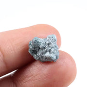 large raw diamond crystal with natural raw diamond in rock texture blue rough diamond 