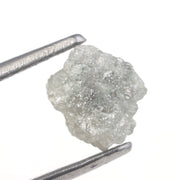 grey color raw uncut diamond ring and raw stone jewelry