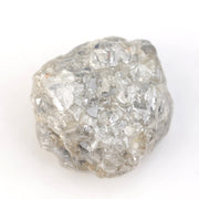 grey color raw uncut diamond engagement ring and raw uncut gems