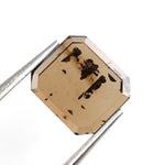 brown color elegant lab grown diamond nose stud