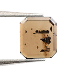 brown color elegant lab grown diamond nose stud