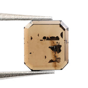 brown color elegant lab grown diamond nose stud