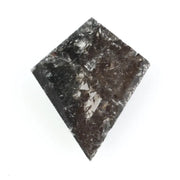 0.66 Ct Kite Cut Black Grey Brown Natural Diamond Unique Geometric Loose Stone for Jewelry