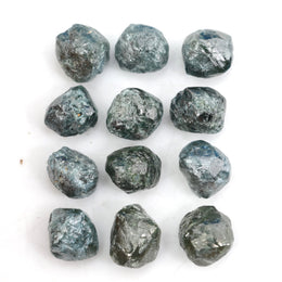 51.36 Ct Natural Blue Green Rough Diamond Lot Loose Uncut Raw Diamond For Wedding Jewelry
