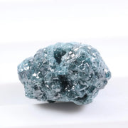 raw uncut diamond engagement ring with natural unpolished diamond appearance blue rough diamond 
