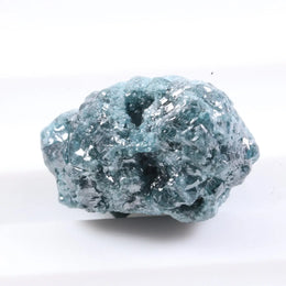 raw uncut diamond engagement ring with natural unpolished diamond appearance blue rough diamond 