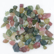 62.67 carat natural multicolor rough tourmaline gemstones
