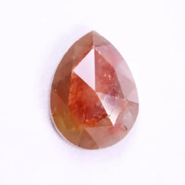 0.95 Ct pear cut red diamond  antique natural loose diamond for engagement ring.
