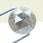 natural round diamond engagement ring and aqua natural diamond grey brown 
