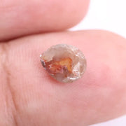 0.95 Ct pear cut red diamond  antique natural loose diamond for engagement ring.