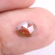 0.95 Ct pear cut red diamond  antique natural loose diamond for engagement ring.
