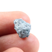 raw uncut diamond engagement ring with natural unpolished diamond appearance blue rough diamond 