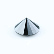 1.73 Ct genuine natural black diamond round cut loose gemstone, deep black faceted diamond for designer jewelry, bold statement stone for custom rings, high quality natural black diamond for fine jewelry making