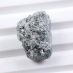natural diamond identification comparing diamond stone and quartz crystal appearance blue rough diamond 