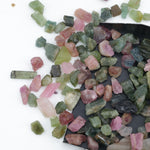 Natural 103.91 Ct assorted multicolor rough tourmaline crystal stones