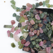 Natural 103.91 Ct assorted multicolor rough tourmaline crystal stones