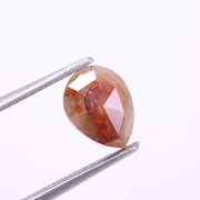 0.95 Ct pear cut red diamond  antique natural loose diamond for engagement ring.