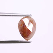 0.95 Ct pear cut red diamond  antique natural loose diamond for engagement ring.