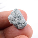 natural diamond identification comparing diamond stone and quartz crystal appearance blue rough diamond 