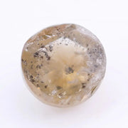 0.52 Ct round rose cut fancy light yellow natural diamond loose gemstone for fine jewelry making and custom engagement ring designs