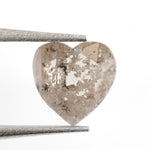brown color lab grown elegant torras diamond heart 