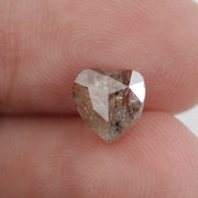 brown color lab grown elegant torras diamond heart 
