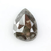 1.02 Ct pear cut brown grey natural diamond with soft tones and elegant sparkle for custom luxury jewelry