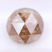 1.01 Ct round rose cut brown natural diamond loose gemstone for custom engagement ring and fine jewelry craftsmanship designs