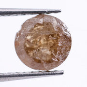 1.01 Ct round rose cut brown natural diamond loose gemstone for custom engagement ring and fine jewelry craftsmanship designs