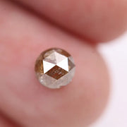 1.01 Ct round rose cut brown natural diamond loose gemstone for custom engagement ring and fine jewelry craftsmanship designs