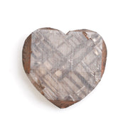 brown color elegant heart diamond jewelry