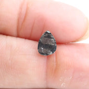 1.02 Ct pear cut brown grey natural diamond with soft tones and elegant sparkle for custom luxury jewelry