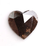 brown color heart diamond for fine jewelry