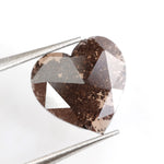 brown color heart diamond for fine jewelry