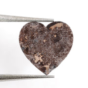 brown color heart diamond for fine jewelry