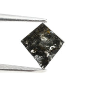 0.38 Ct brown black white kite cut natural diamond with soft tones and delicate sparkle for elegant jewelry