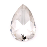 premium 0.91 Ct white Pear cut lab grown diamond loose stone with brilliant curved shine